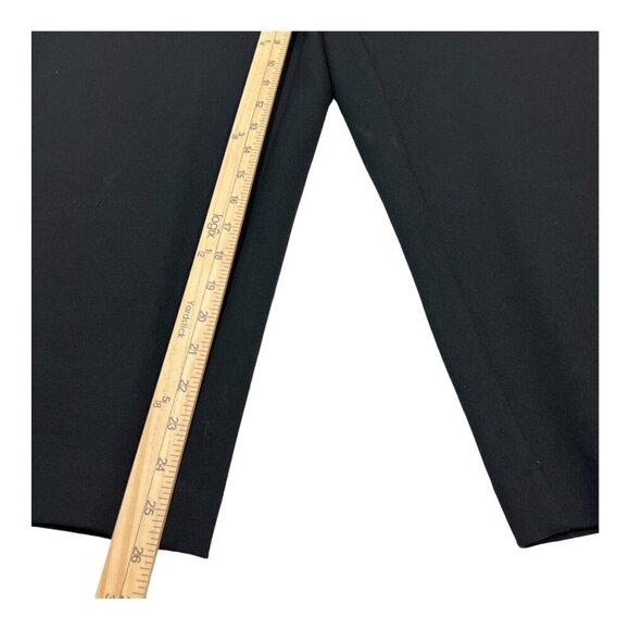 J Jill Womens 22  Black‎ Ponte Wide Leg Cropped Pant Trouser Stretch - Picture 4 of 8